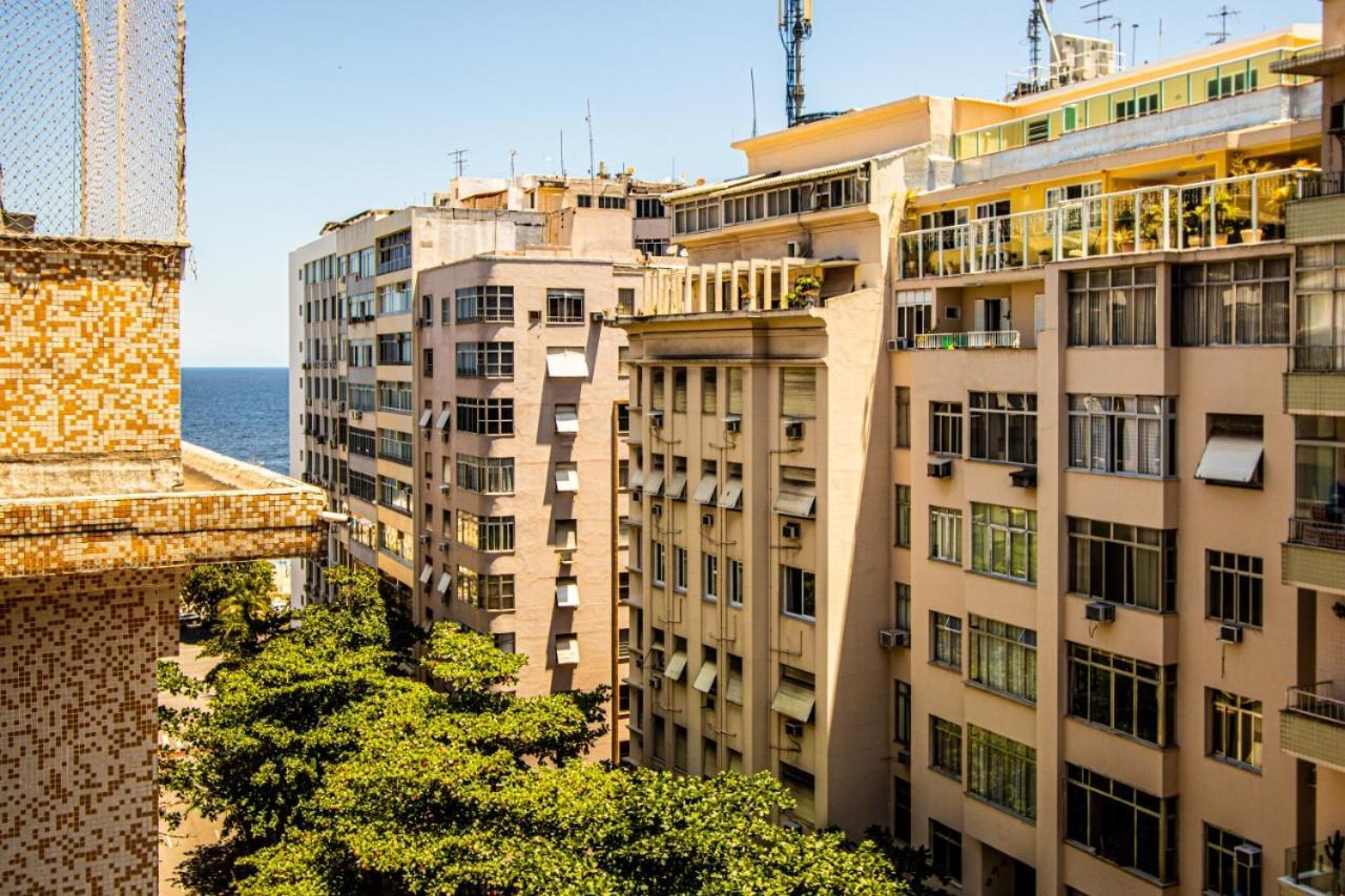 Copacabana Moderno 1 Quarto Vista Mar Rio de Janeiro Dış mekan fotoğraf